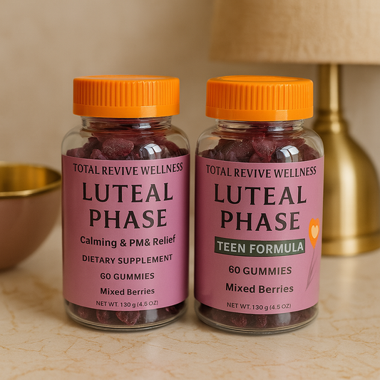 Luteal Phase Gummies | Restore & Soothe Blend | Total Revive Wellness