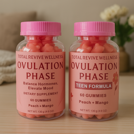 Ovulation Phase Gummies | Radiance & Balance Blend | Total Revive Wellness