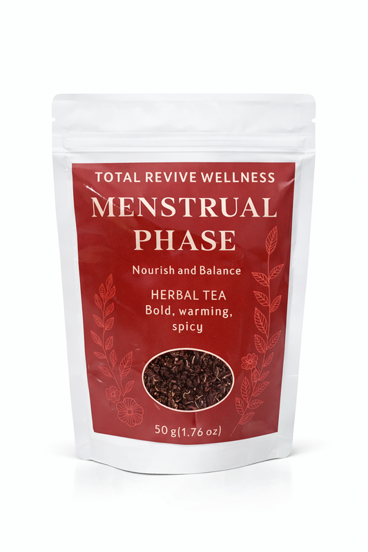Menstrual Phase Tea | Comforting & Rejuvenating Blend | Total Revive Wellness