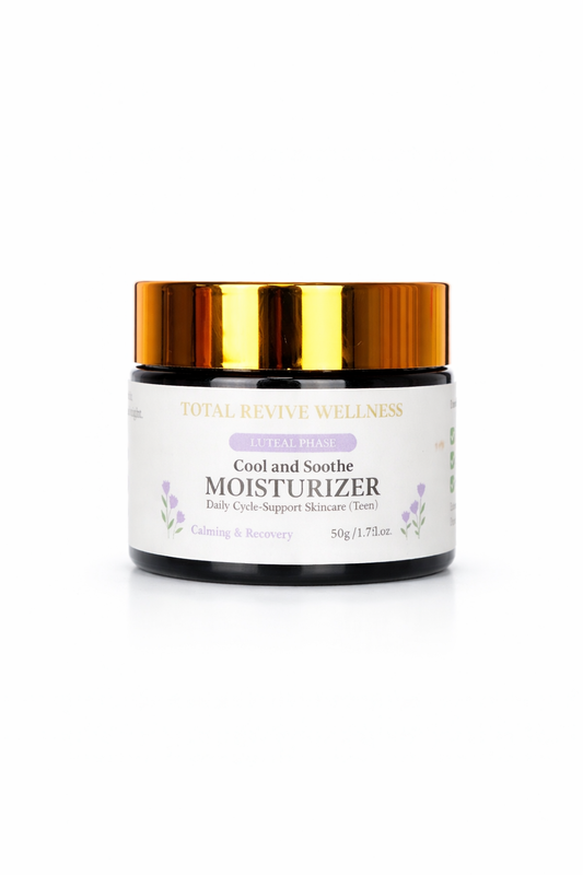 Luteal Phase Moisturizer | PMS Skin Relief & Balance | Total Revive Wellness