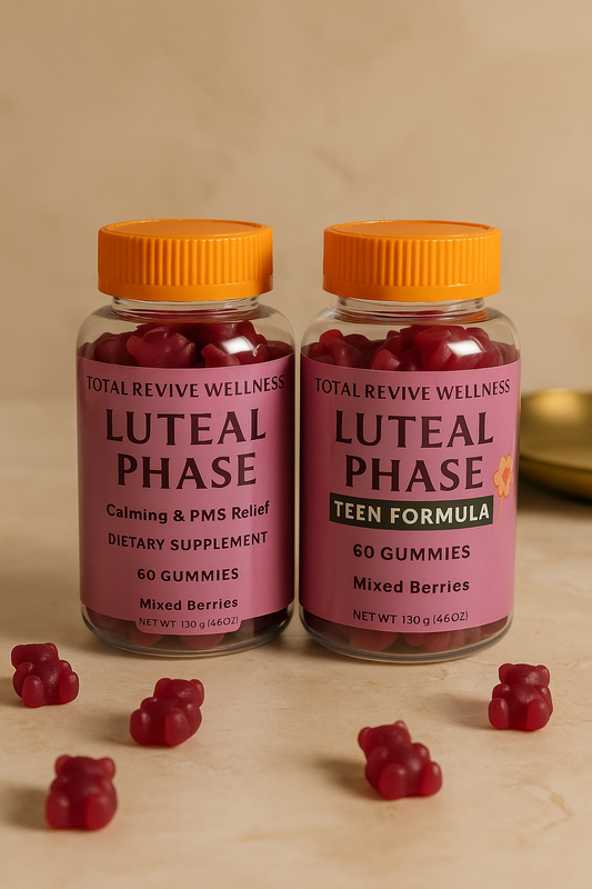 Luteal Phase Gummies | Restore & Soothe Blend | Total Revive Wellness