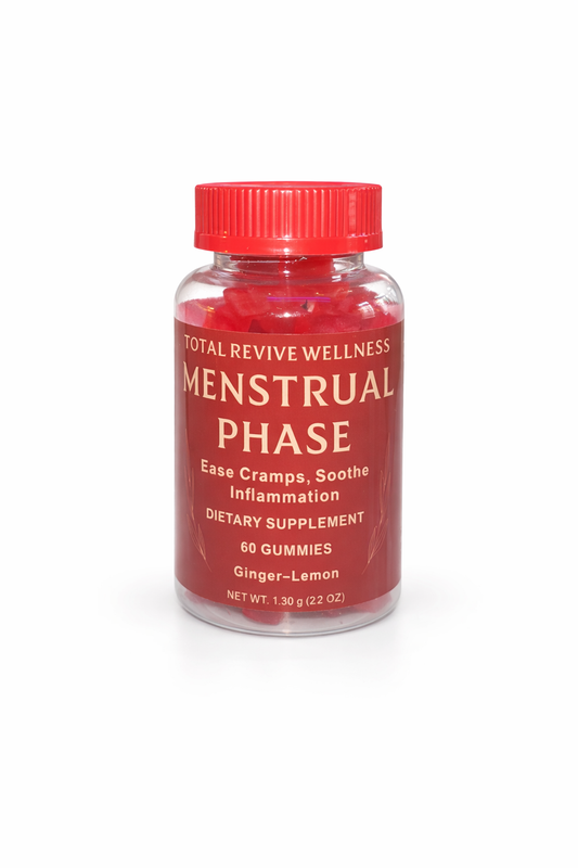 Menstrual Phase Gummies | Restore & Rebalance Blend | Total Revive Wellness
