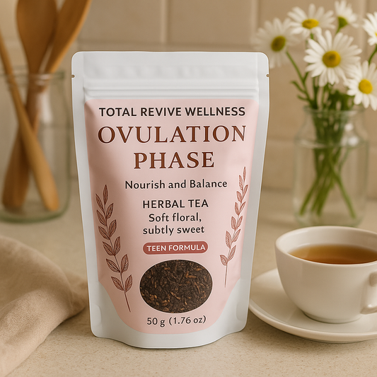 Ovulation Phase Tea – Hormone Balance + Skin Glow Support | Total Revive