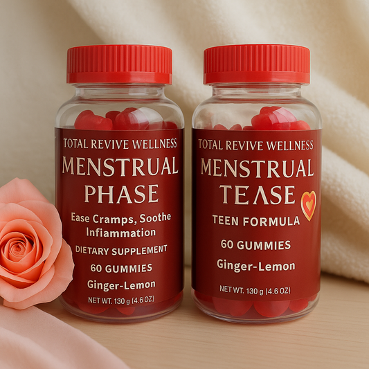 Menstrual Phase Gummies – Ease Cramps, Soothe Inflammation