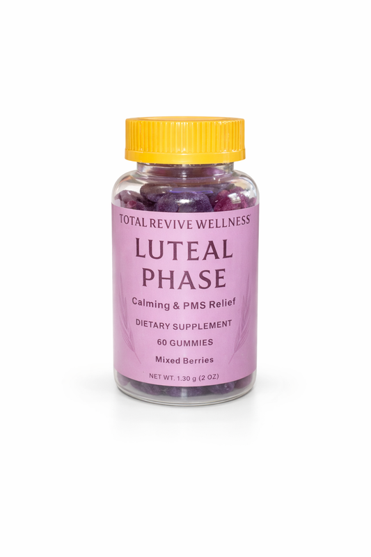 Luteal Phase Gummies | Restore & Soothe Blend | Total Revive Wellness