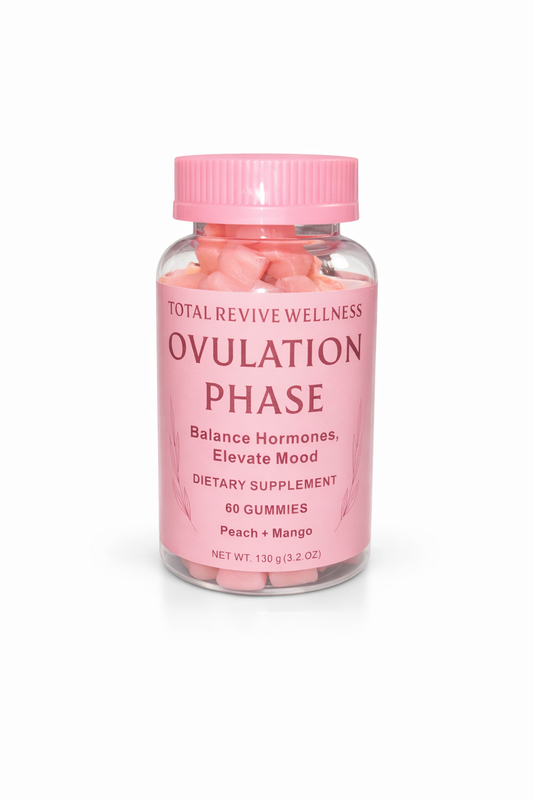 Ovulation Phase Gummies | Radiance & Balance Blend | Total Revive Wellness