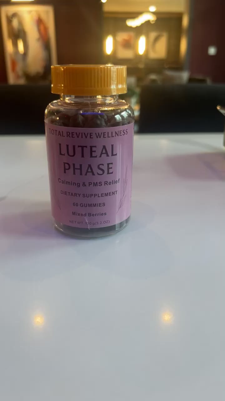 Luteal Phase Gummies | Restore & Soothe Blend | Total Revive Wellness