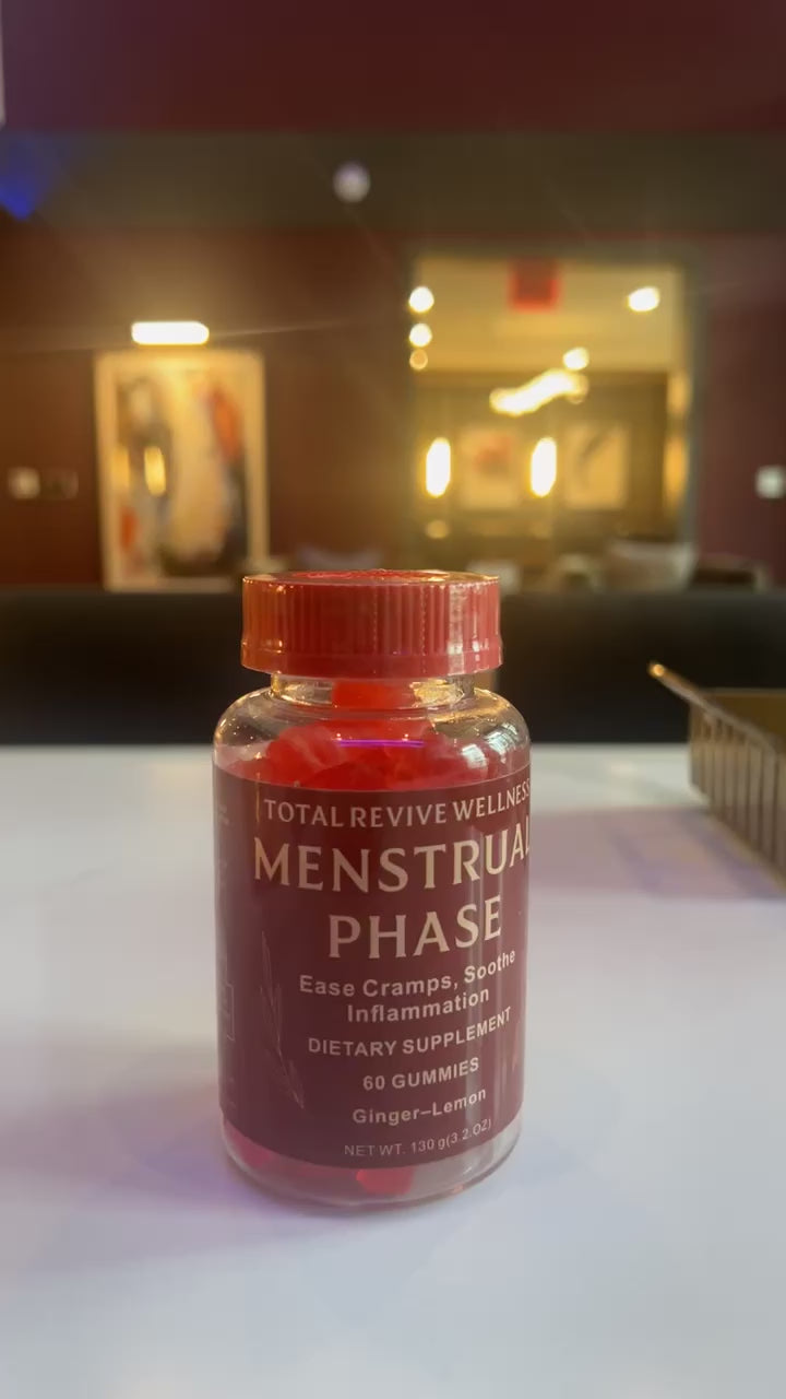 Menstrual Phase Gummies | Restore & Rebalance Blend | Total Revive Wellness